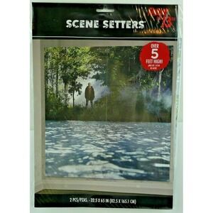 Jason Voorhees Friday the 13th Scene Setters Wall Decoration Banner Posters Set